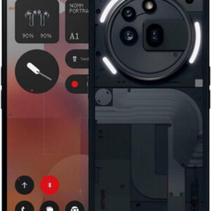 z smartphone with transparent design and AMOLED display